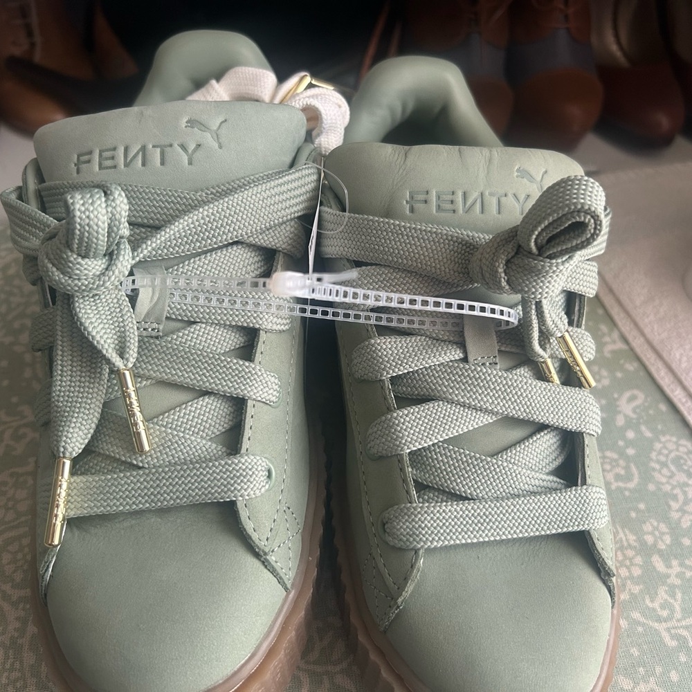 FINAL SALE … Fenty Mint Green Sneakers